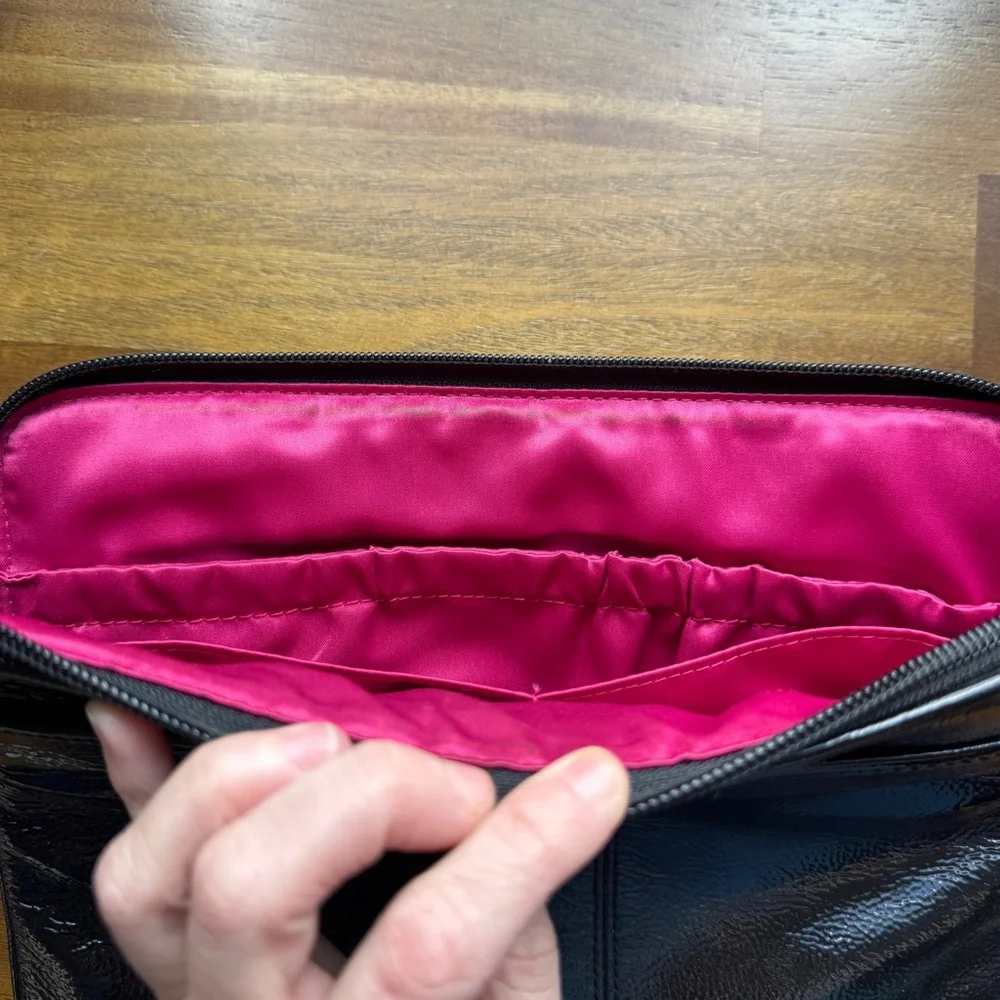 Coach Black Leather ipad Tablet Bag